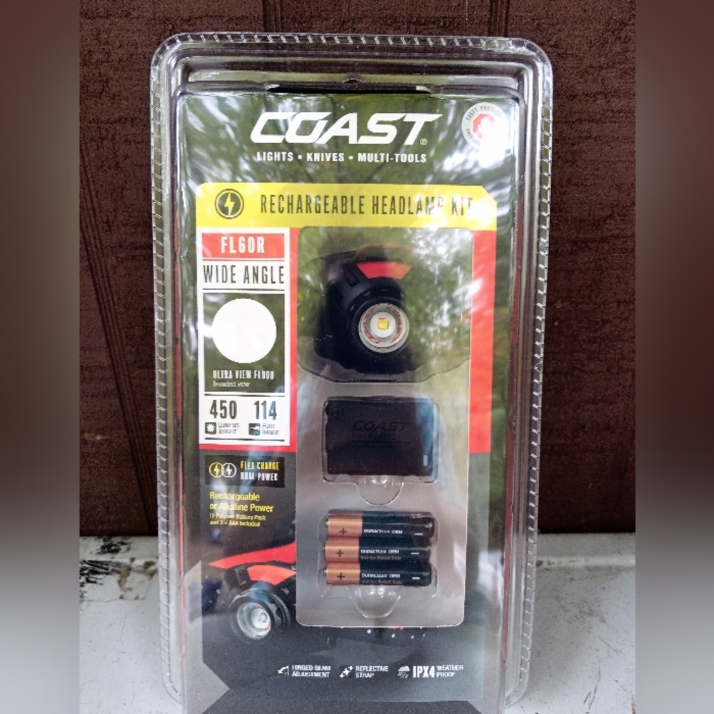 Coast rechargable head lamp